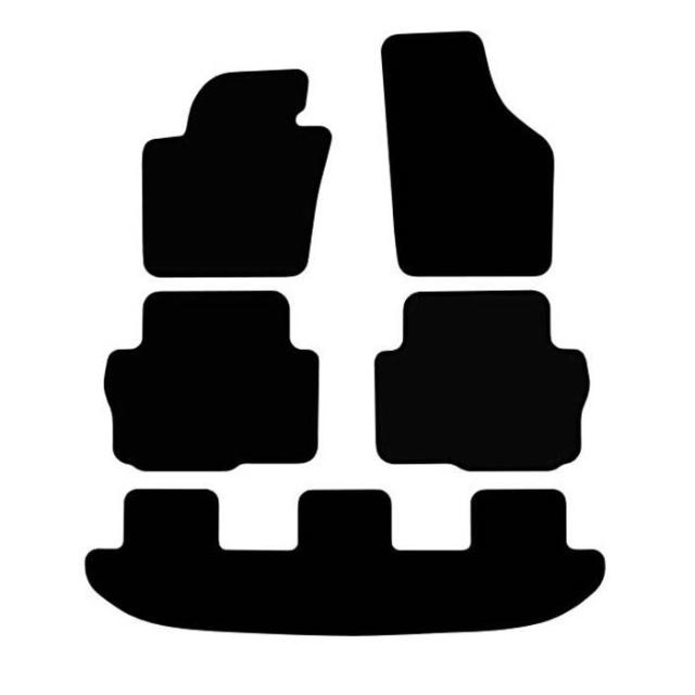 Velour måtter VW Touran 7P 2007-2014